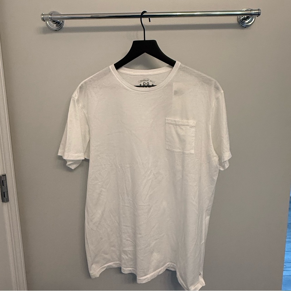 RRL Double RL Ralph Lauren White Pocket T-Shirt NWT | Size L